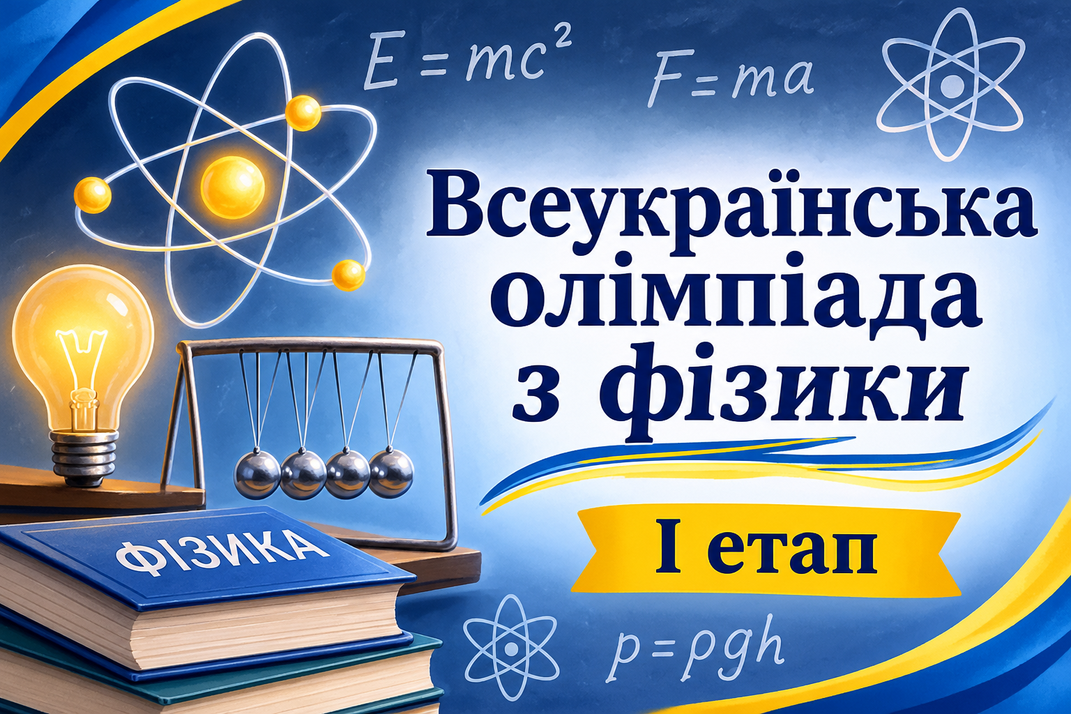Вітаємо переможців І (міського) етапу Всеукраїнської  олімпіади з фізики 2026/2027 н.р.